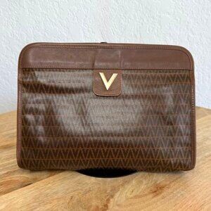 Mario Valentino Brown Clutch